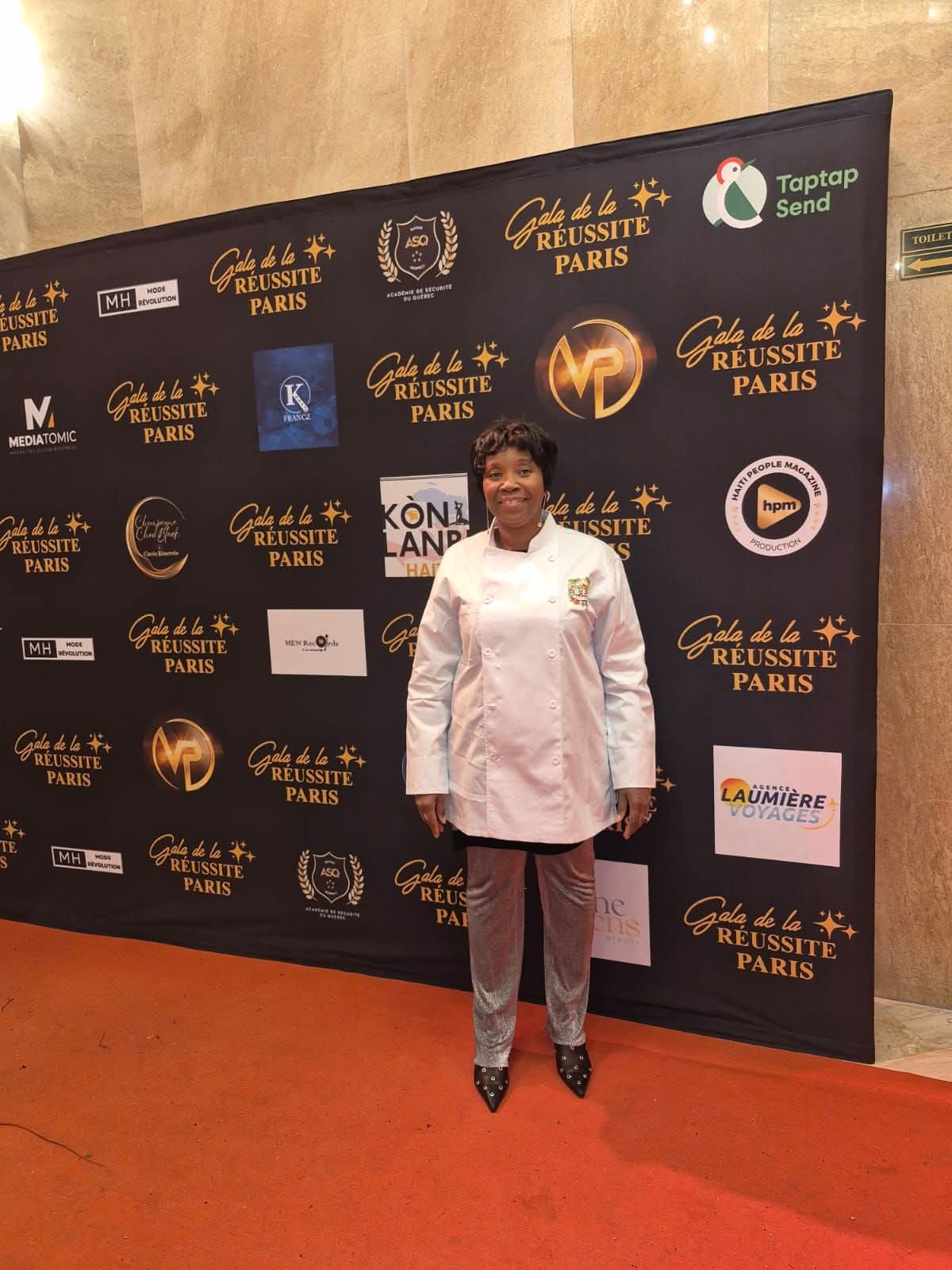 La Cheffe Béatrice au Gala de la Réussite, Paris