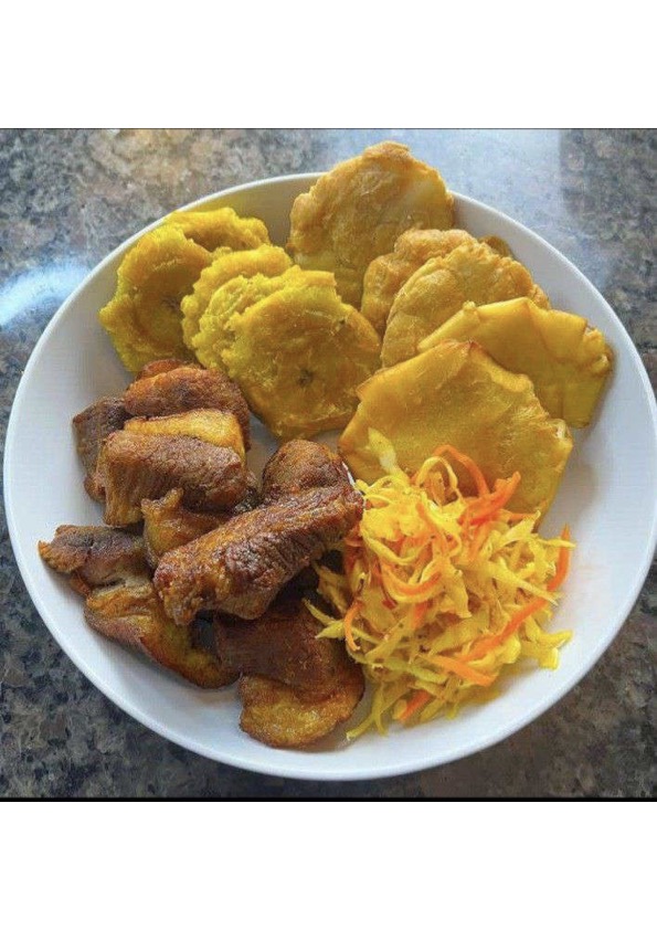 Griot et bananes plantain