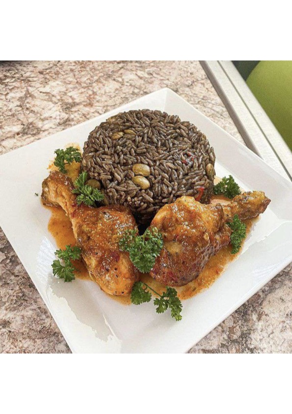 Riz djondjon et poulet